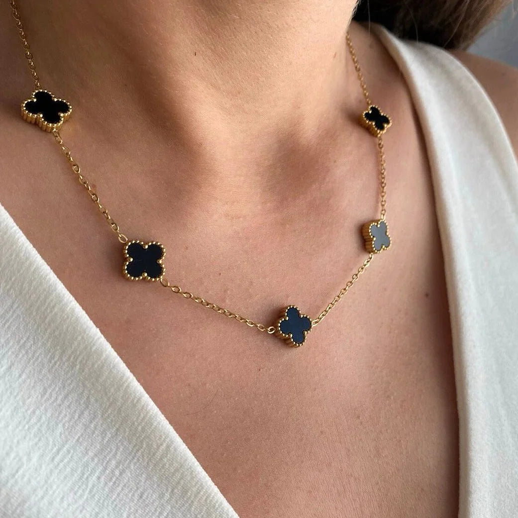 Collar Van Cleef 5 Tréboles – Elegancia con significado + (CAJA REGALO Y ENVIO GRATIS)