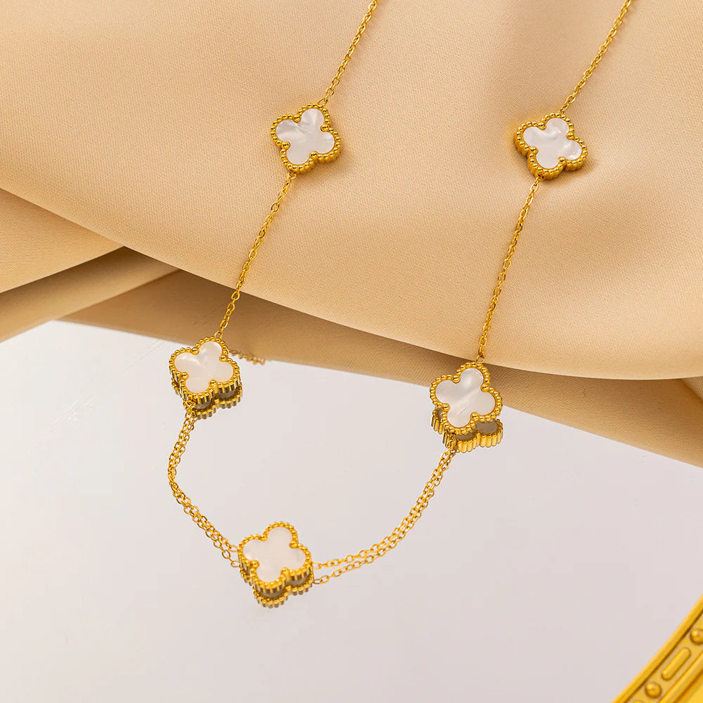 Collar Van Cleef 5 Tréboles – Elegancia con significado + (CAJA REGALO Y ENVIO GRATIS)