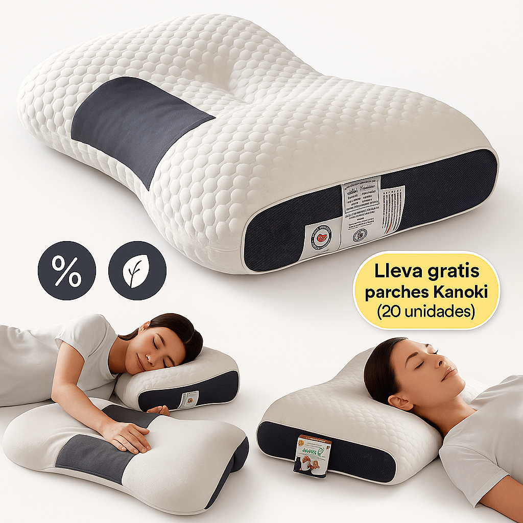 🌟Duerme sin Dolor: Almohada Ortopédica Cervical de Viscosa🌟