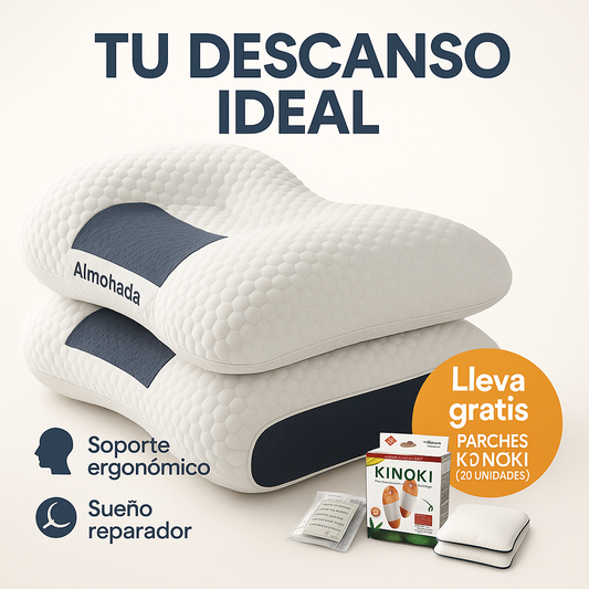 🌟Duerme sin Dolor: Almohada Ortopédica Cervical de Viscosa🌟