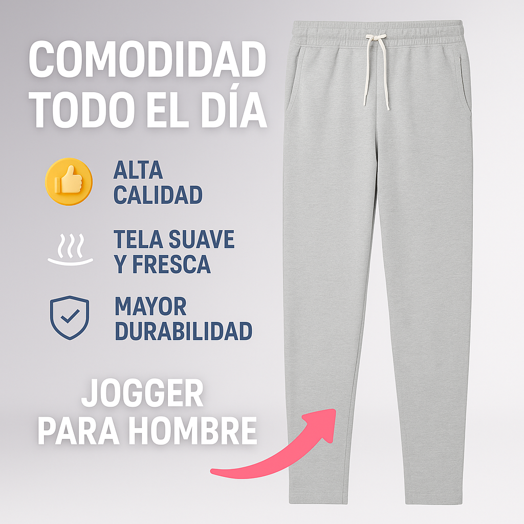 Jogger Bota Recta para Hombre – Comodidad Total con Estilo Urbano
