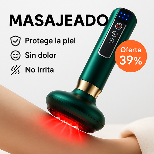 Masajeador de succión con calor infrarrojo: El Masaje Profesional en la Comodidad de tu Hogar