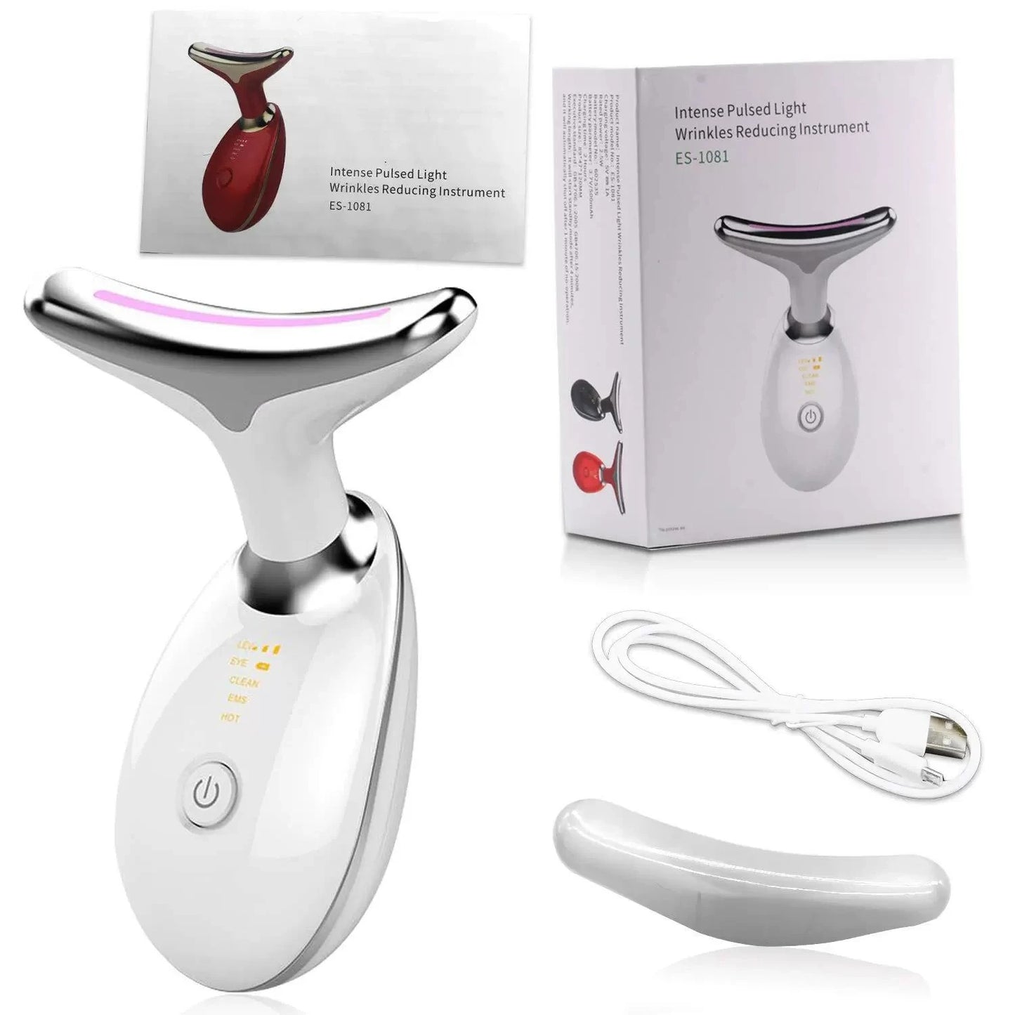✨ Masajeador Facial 3 en 1 — Rejuvenece tu piel y resalta tu belleza natural